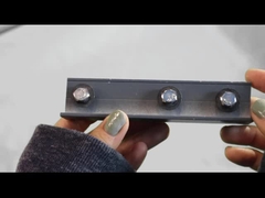 Trilha de alumínio para grelha invisível