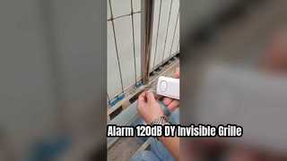 Alarme 120 dB Grelha invisível DY
