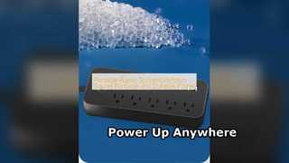 Extensão de tomada de energia portátil Potência segura