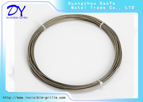 Sistema invisível da grade roubo de aço inoxidável fino dos cabos do fio de aço do anti