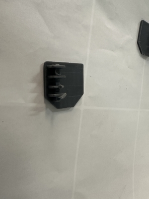 Segurança Grelhas Invisíveis Estradas de Alumínio AG3/4 Grays End Cap Invisíveis Grill Acessórios
