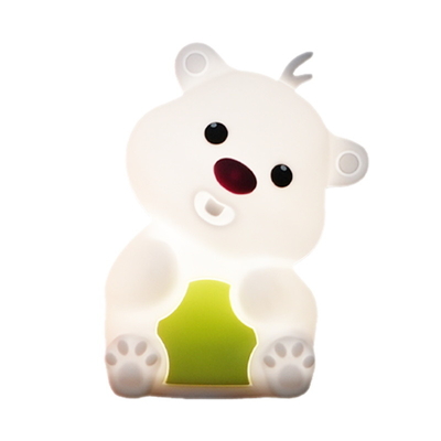 Luz de noite de silicone Pat com atmosfera de sono Luz brinquedo criativo luz decorativa festiva Dia das crianças presente de Natal