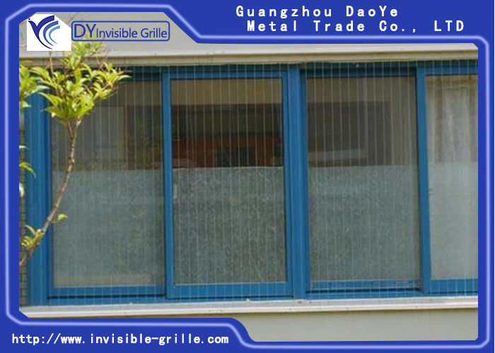 Oxidam as grades invisíveis deslizantes resistentes da segurança para a casa Windows