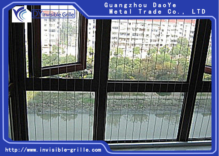 O cabo Frames316 revestido de nylon de aço inoxidável de alumínio fornece a grade invisível da janela