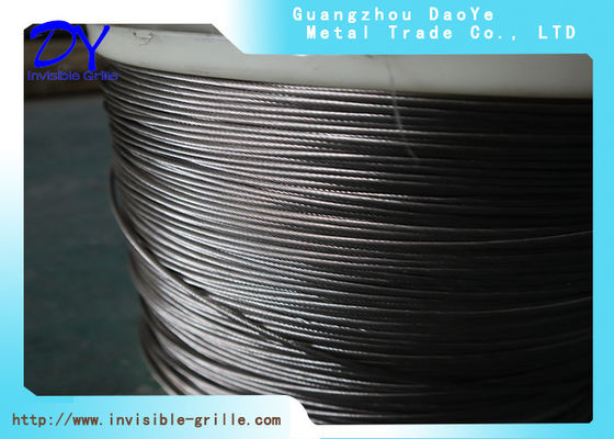 Superfície brilhante acabamento 304 Grau de aço inoxidável 316 7 7 Filamento Excelente resistência à corrosão e resistência mecânica