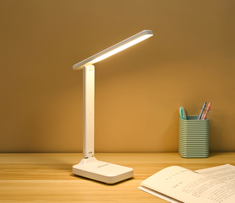 Lâmpada de mesa dobrável de braço ajustável 5500 Kelvin Controle táctil com 10 lâmpadas para iluminação brilhante