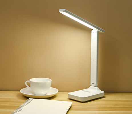 Lâmpada de mesa dobrável de braço ajustável 5500 Kelvin Controle táctil com 10 lâmpadas para iluminação brilhante