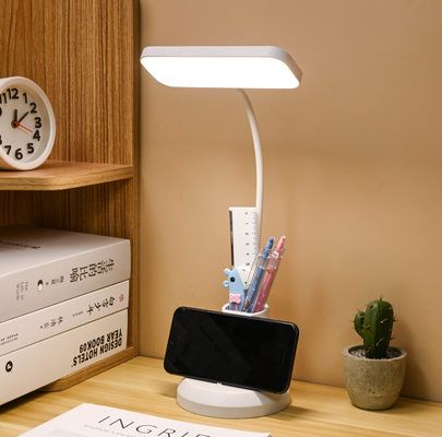 Lâmpada de mesa LED de controle táctil com 6500-8000K Temperatura de cor 5W Potência 10 lâmpadas Lâmpadas de mesa pequenas