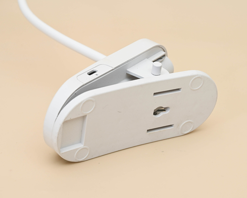 Lâmpada de mesa de quarto de braço ajustável com controle táctil de brilho de três níveis