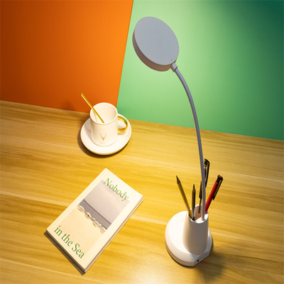 Lâmpada de mesa LED de controle de toque para quarto Iluminação ambiente colorida em design moderno