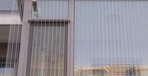 Fácil de limpar e transparente janelas Grelha invisível para alta visibilidade