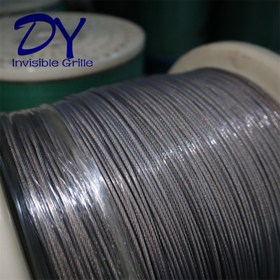 316 Wire 2.0mm Invisível Balcão Escudo Com Proteção de revestimento de nylon