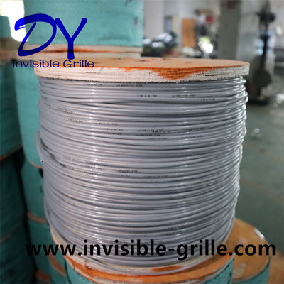 316 Wire 2.0mm Invisível Balcão Escudo Com Proteção de revestimento de nylon