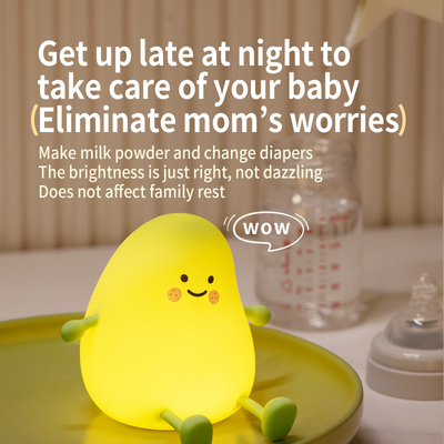 Lâmpada de noite de Mango Verde Nova Lâmpada de Mango Pequena Lâmpada de silicone