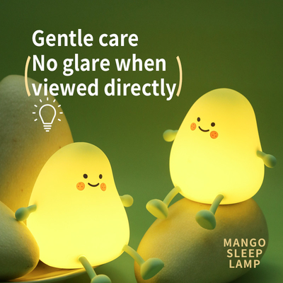 Lâmpada de noite de Mango Verde Nova Lâmpada de Mango Pequena Lâmpada de silicone