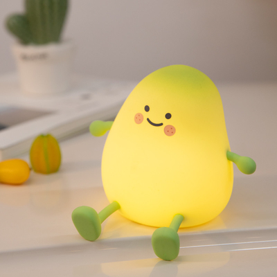 Lâmpada de mesa de silicone LED Decoração de beira de cama Presente Crianças Lâmpada de quarto