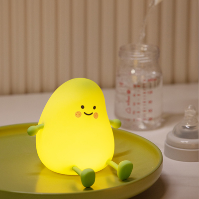 Lâmpada de mesa de silicone LED Decoração de beira de cama Presente Crianças Lâmpada de quarto