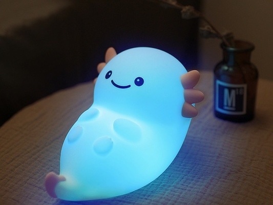 Fonte de luz LED Lâmpada de luz noturna bonita com tempo de uso de 5h-40h e material de silicone feito de silicone