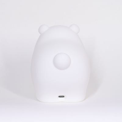 Pequeno Ursinho Patching Silicone Luz Noturna Quarto de Crianças Bebê Alimentação Cute Criativo Pequena Luz Noturna Soft Light