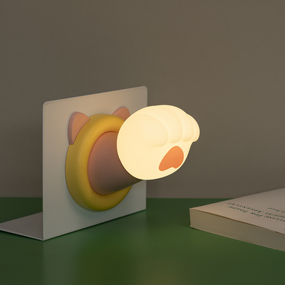 Fabrica Cute Control Dormir CAT PAW USB lâmpadas de quarto lâmpada de silicone recarregável toque Luz de silicone luz noturna