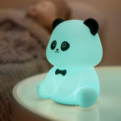 Senhores Panda Luz Noturna Revestimento e alivio do stress Ornamento de escritório cabeceira de cama companheiro de sono lâmpada de mesa LED