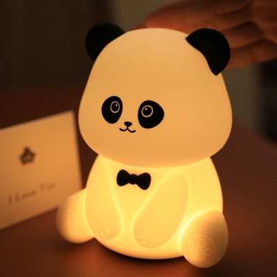 Senhores Panda Luz Noturna Revestimento e alivio do stress Ornamento de escritório cabeceira de cama companheiro de sono lâmpada de mesa LED