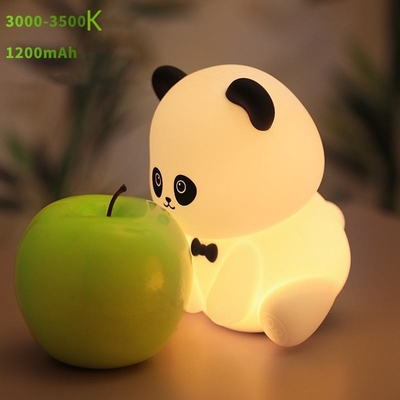 Senhores Panda Luz Noturna Revestimento e alivio do stress Ornamento de escritório cabeceira de cama companheiro de sono lâmpada de mesa LED