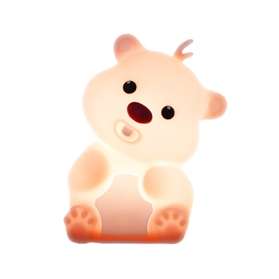 Criativo festivo Decorativo Silicone Luz Noturna LED Pat Dormir Atmosfera Brinquedo Dia das Crianças Natal presente interruptor de alimentação
