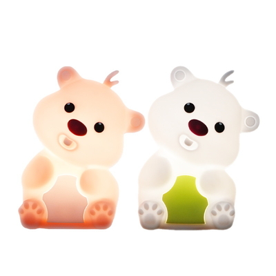 Luz de noite de silicone Pat com atmosfera de sono Luz brinquedo criativo luz decorativa festiva Dia das crianças presente de Natal