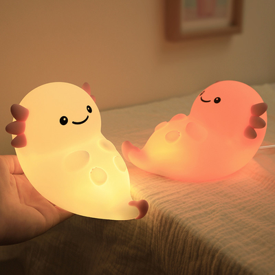 Luz de noite de silicone com carregamento USB Design durável