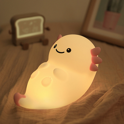 Design moderno Luz de noite de silicone Lindo LED Branco Quente Colorido Noite para Crianças Quarto Controle de Toque