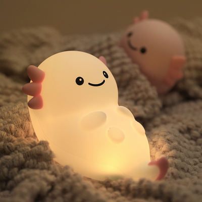 Modern Home USB Night Light Hexagonal Dinossauro Peixe Bebê LED com Sensor de Toque Luz recarregável de silicone colorida