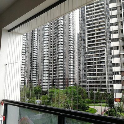 Grelha de balcão invisível com fios de aço duráveis 304/316