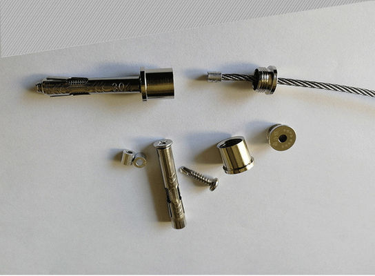 Fuga de incêndio fácil Segurança de animais de estimação Grelha invisível com 5 cm de distância de fio para proteção de varanda e janela