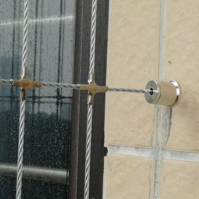 Fuga de incêndio fácil Segurança de animais de estimação Grelha invisível com 5 cm de distância de fio para proteção de varanda e janela