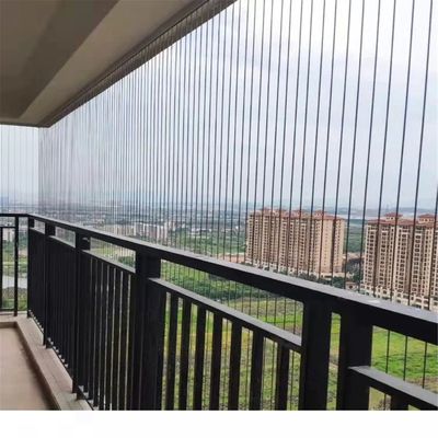 Stainless Steel Window Invisible Grille with 2.0mm Wire Distance Gap and 400 kg Tensile Impact