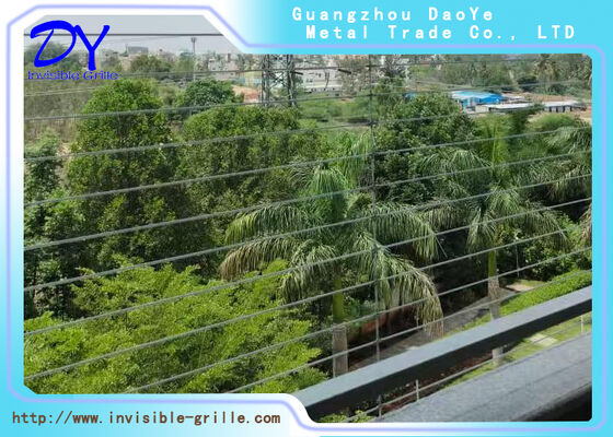 Grelha de segurança invisível barreira de proteção invisível projetada mantendo a harmonia estética