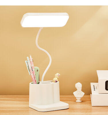 1 PC Lâmpada de Mesa LED Incluindo Luz de Sono Braço Flexível Brilho Ajustável Ideal para Escritório Estudo e Espaço de Trabalho em Casa