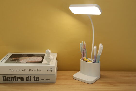 Candeeiro de mesa LED dobrável ajustável portátil USB inteligente com luz de leitura para proteção ocular