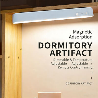 Lâmpada de mesa de LED magnética Anti-reflexo USB recarregável de 3 cores Temperatura sem degustação de escalonamento Lâmpada de mesa de leitura