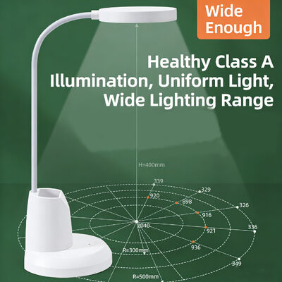 Lâmpada de escritório LED recarregável Plug-in de proteção ocular Lâmpada de estudo Colégio Dormitório Lâmpada de leitura Toque