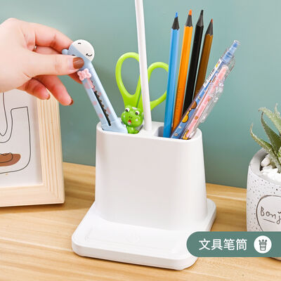 Luminária de mesa LED dobrável e ajustável portátil USB inteligente