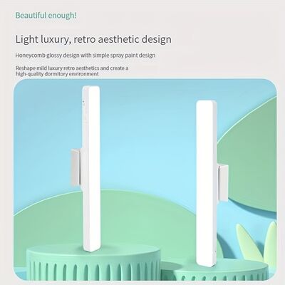 Luminária de mesa LED com temperatura de cor de 3500-6500K, com tensão nominal de 5V 1A Ideal