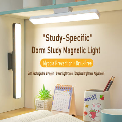 Luminária de Mesa ABS Magnética Recarregável com Controle Remoto Luz Noturna LED Luz de Leitura Touch para Estudantes Sala de Estar Presente