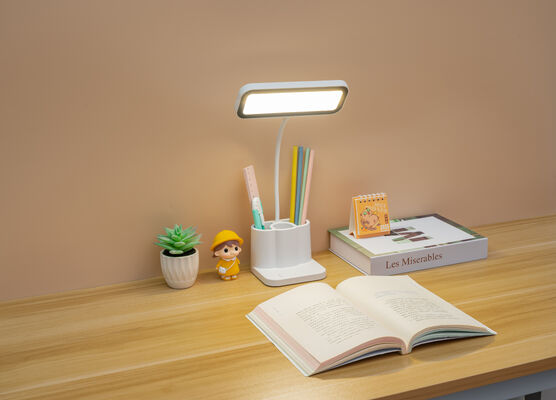 Candeeiro de mesa LED nórdico com design moderno com plugue USB, luz de leitura para estudo noturno, presente especial para casa, candeeiro de mesa, suporte para caneta