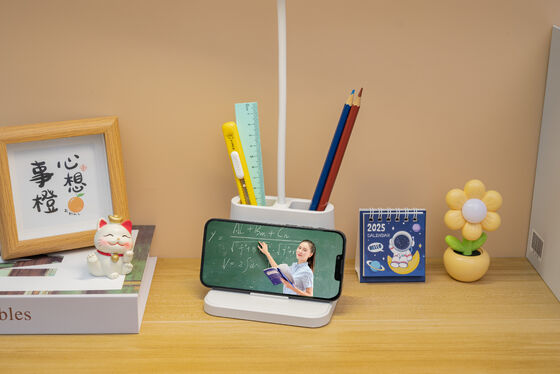 Luminária de mesa com suporte para caneta, presente especial para casa, lâmpada de mesa LED nórdica, lâmpada de mesa USB com bateria, luz de leitura para estudo, para dormitório