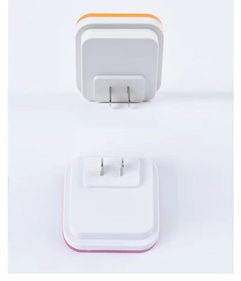 Luzes noturnas led de indução automática, lâmpada de cabeceira economizadora de energia, luz noturna multicolorida para quarto