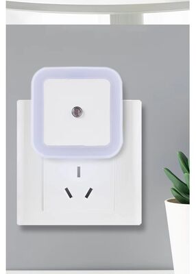 Luzes noturnas led de indução automática, lâmpada de cabeceira economizadora de energia, luz noturna multicolorida para quarto