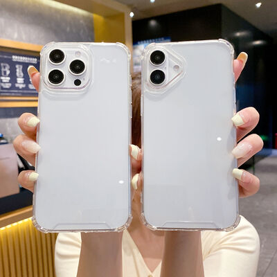 TPU transparente à prova d'água capa de celular para iPhone