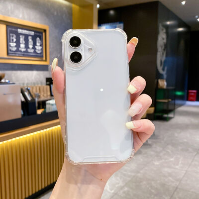 TPU transparente à prova d'água capa de celular para iPhone